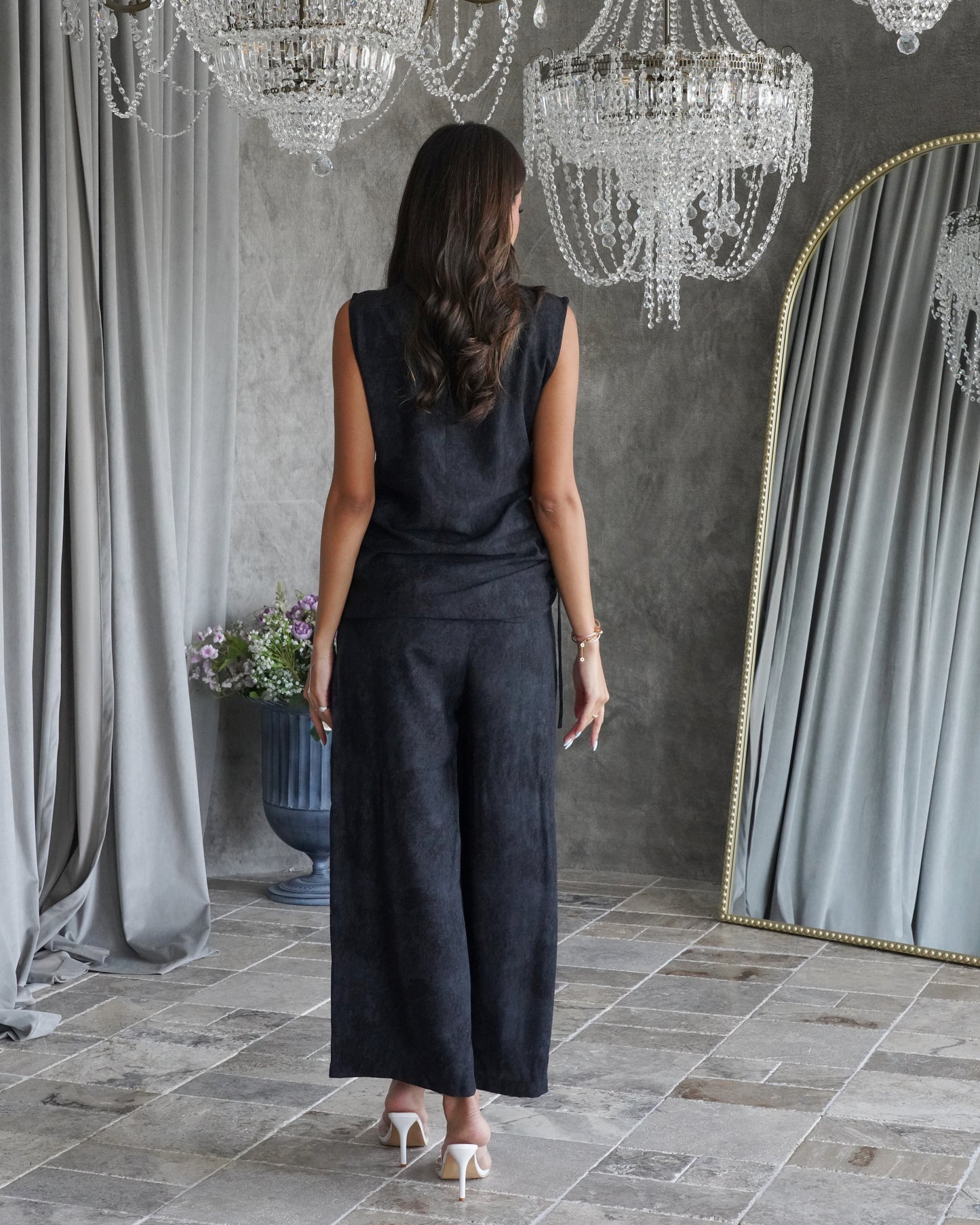 black suit