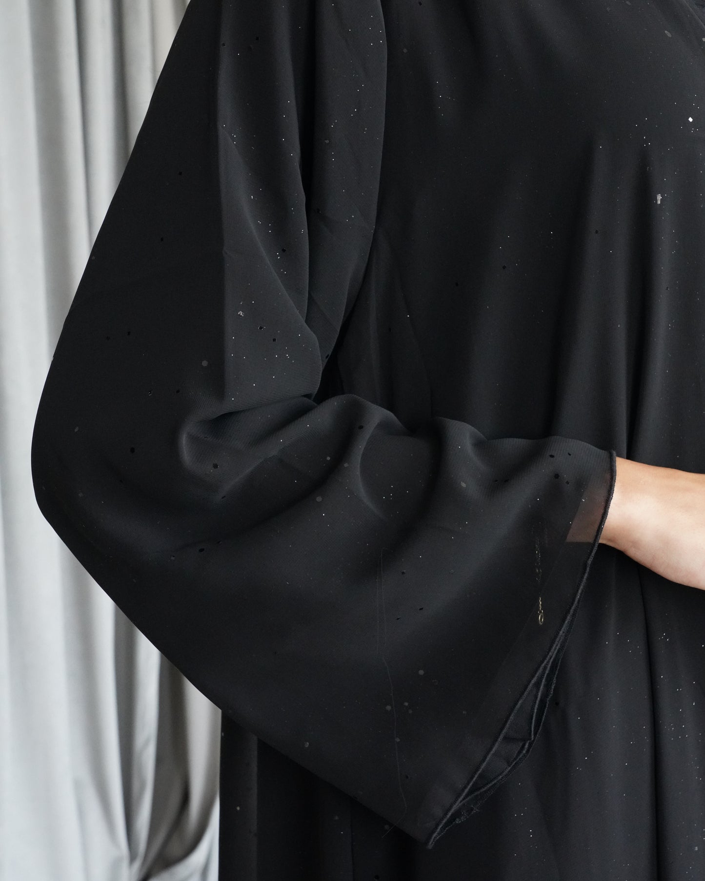 Black glitter