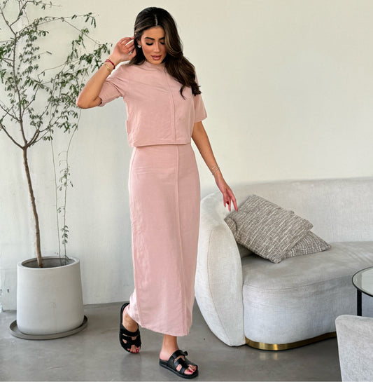 Pink suit