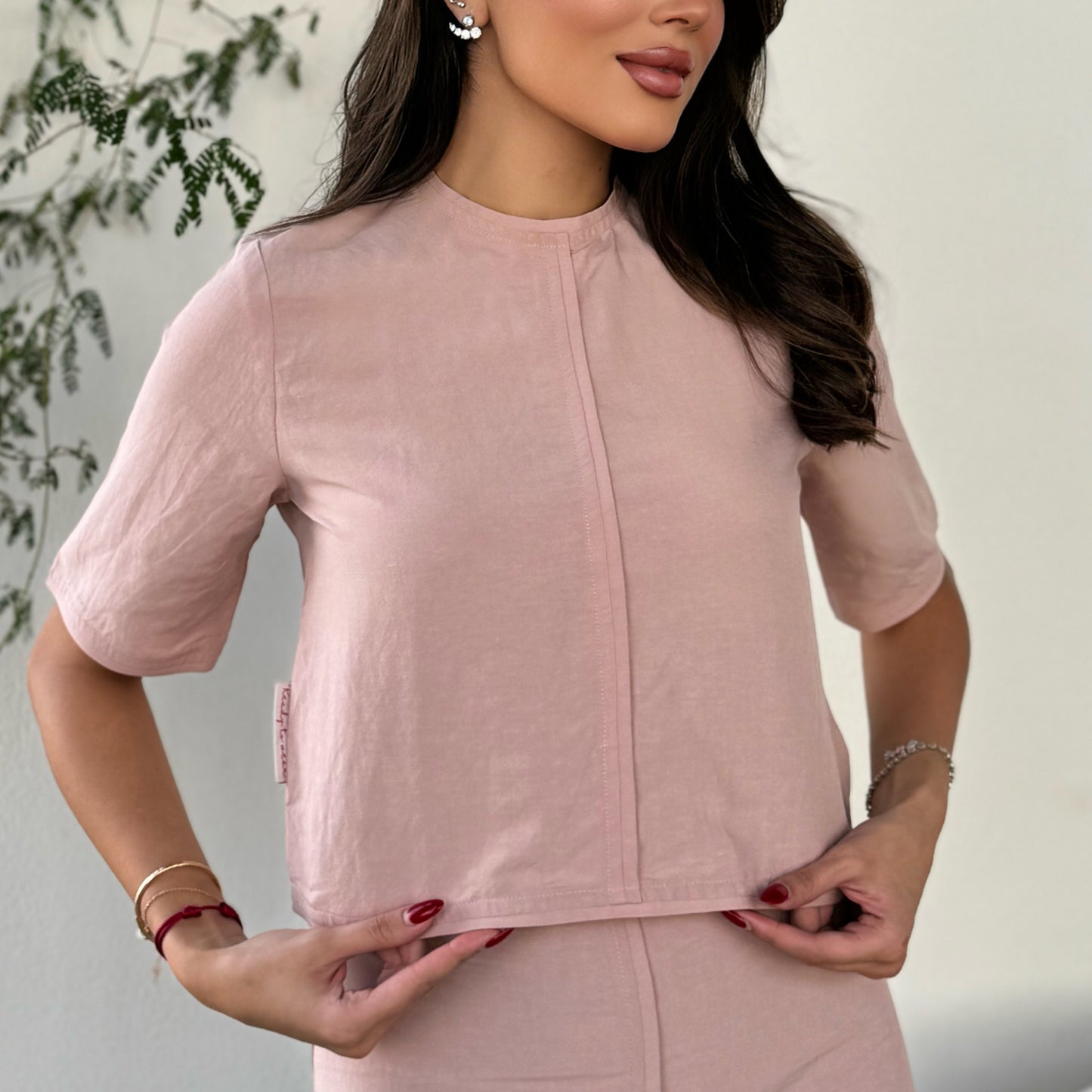 Pink suit