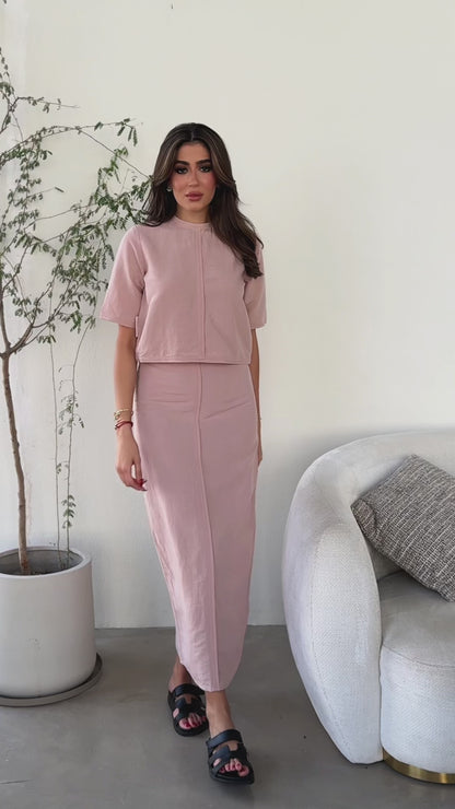 Pink suit